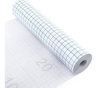 X SIM FITNESSX Papier de Transfert en Vinyle-30,5 * 505 cm-Vinyle avec des lignes de grille bleues, pour les décalcomanies, les signes et les camées sur les murs