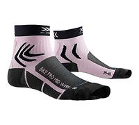 X-Socks Bike Pro Women Chaussette Femme, Charcoal/Magnolia Purple, FR : L (Taille Fabricant : 39-40)