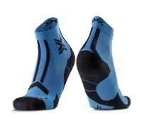 X-Socks - Trailrun Discover Ankle - Chaussettes trail Mineral Blue / X Black - 35 - 38