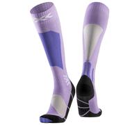 X-Socks - Chaussettes de ski en laine - Ski Discover Merino OTC Muted Lavender/Light Sand en Laine - Taille 35-38 - Violet Violet 35-38