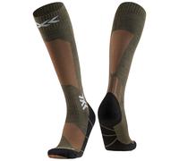 X-Socks - Chaussettes de ski en laine - Ski Discover Merino OTC Sand/Dark Sand en Laine - Taille 39-41 - Marron Marron 39-41