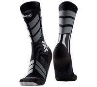 X-Socks - Chaussettes de ski nordique en laine - X-Country Perform Merino Crew Black/Grey en Laine - Taille 35-38 - Noir Noir 35-38