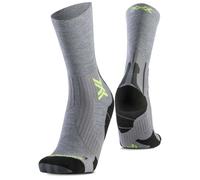X-Socks - Chaussettes de running - Run Perform Warm Crew Black/Light Grey - Taille 35-38 - Noir Noir 35-38