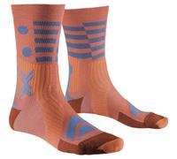 X-Socks® GRAVEL PERFORM MERINO CREW, SUNSET/TWYCE BLUE, 35-38