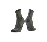 X-Socks - Hike Discover Ankle - Chaussettes randonnée Dark Sage / Black - 45 - 47