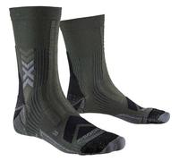 X-Socks - Chaussettes de randonnée - Hike Expert Silver Crew Dark Sage Black - Taille 39-41 - Gris Gris 39-41