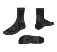 Chaussettes X-Bionic Hike Expert Silver Crew noir - 39-41