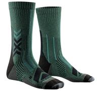X-Socks - Hike Perform Merino Crew - Chaussettes de randonnée - EU 39-41 - dark sage / black