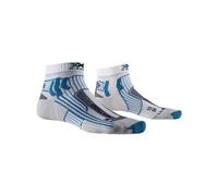 X-Socks Marathon Energy Women Chaussette Femme, Blanc/Turquoise, FR : S (Taille Fabricant : S: 35-36)