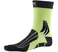 X-Socks Mountain Bike Control Chaussette Mixte Adulte, Charcoal/Python Yellow, FR : XL (Taille Fabricant : 45-47)