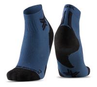 X-Socks - Run Discover Ankle - Chaussettes running femme Marine / X Black - 35 - 38