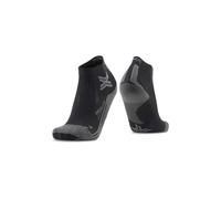 X-SOCKS Run Discover chaussettes - meilleur confort de course, protection avancée avec respirabilité et soutien - prévention des blessures et thermorégulation - Noir/Charbon, 39-40