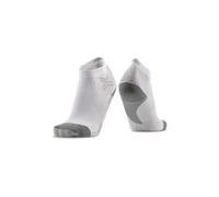 X-Socks Chaussettes running Discover Ankle – confort & maintien – Blanc arctique/Gris perle 41-42