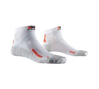 X-Socks Run Discovery Chaussette Mixte Adulte Blanc (Blanc/gris Dolomite), 45-47