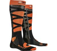 X-SOCKS Ski Control 4.0 Chaussettes Homme Gris (Anthracite/Orange) S (Taille Fabricant : 35-38)