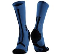 Chaussettes x socks trailrun discover crew bleu noir