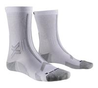 X-Bionic Chaussettes Trail Run Discover Crew Blanc/Gris Taille 45-47
