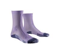 Chaussettes x socks trailrun discover crew femme violet