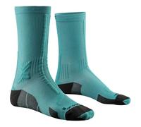X-Socks® TRAIL RUN DISCOVER CREW, LAKE GREEN/SUNSET BLUE, 39-41