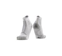 X-SOCKS Trailrun Discover Ankle - Chaussettes de course optimales offrant un confort supérieur, une régulation de la température et une protection durable - Blanc arctique/Gris perle, 35-38