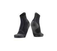 X-SOCKS Trailrun Discover Ankle - Chaussettes de course optimales offrant un confort supérieur, une régulation de la température et une protection durable - Noir/Charbon, 35-38