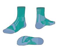 X-socks Trail Run Perform Crew Socks Multicolore EU 39-41