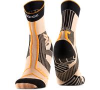 X-Socks - Trailrun Terraskin Expert Crew - Chaussettes trail Fresh Peach / X Black / Blazing Orange - 42 - 44