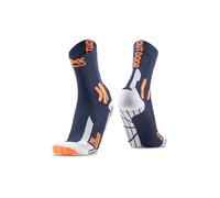 X-SOCKS Trek Outdoor Chaussette Mixte Adulte, Bleu (Midnight Blue/Kurkuma Orange), M (Taille Fabricant : 39-41)