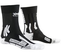 X-Socks Trek Outdoor Women Chaussette Femme, Opal Black/Arctic White, FR : L (Taille Fabricant : 39-40)