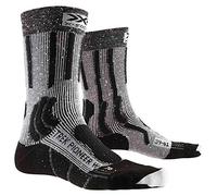 X-Socks Trek Pioneer Women Chaussette Femme, Opal Black/Flocculus White, FR : XL (Taille Fabricant : 41-42)