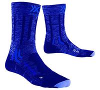 X-Socks Trek X Merino Chaussette Mixte Adulte, Lake Blue Mélange/Dolomite Grey, FR : L (Taille Fabricant : 42-44)