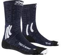 Chaussettes X-Bionic Trek X Merino bleu marine noir blanc - 35-38