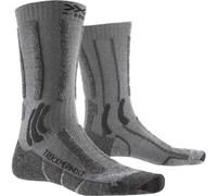 X-Socks Trek X Merino Lt Chaussette Randonnée Mixte Adulte, Grey Multi Melange/Grey Melange, FR : L (Taille Fabricant : 42/44)