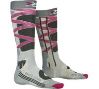 Chaussettes X-Bionic Ski Control 4.0 gris rose femme - 41-42