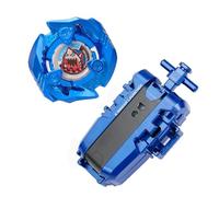 X Stadium Arena Set - 6 toupies de combat, 2 lanceurs et 1 Xtreme Arena avec X-Celeration Rail, arène de combat Battle pour enfants à partir de 6 ans, jouets de combat pour garçons,Bleu (BB201)