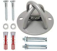 X Support Mural de Suspension - Ancre de Plafond pour Sangles de Suspension pour entraîneur, Anneaux de Gymnastique, balançoire de Yoga, hamac, Corde de Combat, équipement de Boxe (Jeu de vis)