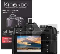 X-T50 Fuji XT50 Screen Protector, 0.26mm 9H Hardness Tempered Glass Film for Fuji X-T50 Camera, Anti-Dust, Anti-Fingerprint, Anti-Scratch (3 Pack)