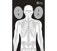 X-Targets Grandes cibles tactiques - Format : 53 x 84 cm - Papier 120 g/m² - Lot de 40
