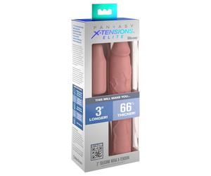 X-TENSION Elite 3 - gaine pénienne découpable sur mesure (couleur chair)
