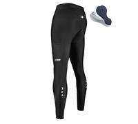 X-TIGER Cuissard Vélo Homme Long Rembourrage 5D Gel 3 Poches Respirant