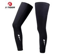 X-TIGER Manchon de jambe de vélo Manchon de bras de sport Manchons de jambe anti-UV en tissu glacé Manchon de jambe de vélo Course Fitness Manchettes de cyclisme Leg sleeves 0101