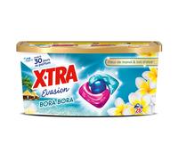 X-TRA Capsules de lessive Fleur de Monoï et Lait d'Aloe Évasion Bora Bora 28 capsules