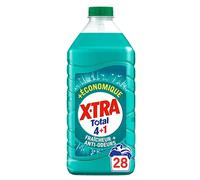 X tra Total - EcoPack - 28 lavages - Lessive liquide - 4 en 1 - Fraîcheur & Anti-odeurs - Entretien du linge - Efficace dès 20°C - Propreté - Eclat - Fraîcheur - Economique - 100% plastique recyclé