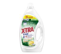 X•Tra Total - Lessive Liquide - 4+1 - Propreté - Eclat - Fraîcheur - Engagé pour vous - Economique - Aloe Vera & Savon de Marseille - Efficace des 20°C - Convient aux Peaux Sensibles - 85 Lavages