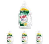 X-Tra Total - Lessive Liquide - 4+1 - Propreté - Eclat - Fraîcheur - Engagé pour vous - Economique - Aloe Vera & Savon de Marseille - Efficace des 20°C - Convient aux Peaux Sensibles - 63 Lavages