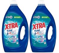 X, Tra Total - Lessive Liquide - 4 plus 1 - Propreté - Eclat - Fraîcheur - Engagé pour vous - Economique - Parfum Givré - Déo Fraîcheur plus - 24H Anti-Odeurs - Efficace des 20°C - 57 Lavages