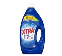 X-Tra Total - Lessive Liquide - 4 plus 1 - Propreté - Eclat - Fraîcheur - Engagé pour vous - Economique - Une seule lessive pour tout votre linge - Efficace des 20°C - 85 Lavages