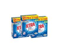 X, Tra Total - Lessive Poudre - 4 plus 1 - Propreté - Eclat - Fraîcheur - Engagé pour vous - Economique - Une seule lessive pour tout votre linge - Efficace des 20°C - 174 mesures