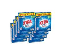 X, Tra Total - Lessive Poudre - 4 plus 1 - Propreté - Eclat - Fraîcheur - Engagé vous - Economique - Lot de 8