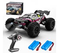 X-Verse 16101PRO Voiture télécommandée avec Moteur Brushless, 1:16 4WD 70KM/H RC Voiture Camion, 2,4 GHz Tout Terrain Buggy RC Crawler Jouet, Cadeau pour Enfants Adultes,2 Piles(Rouge)